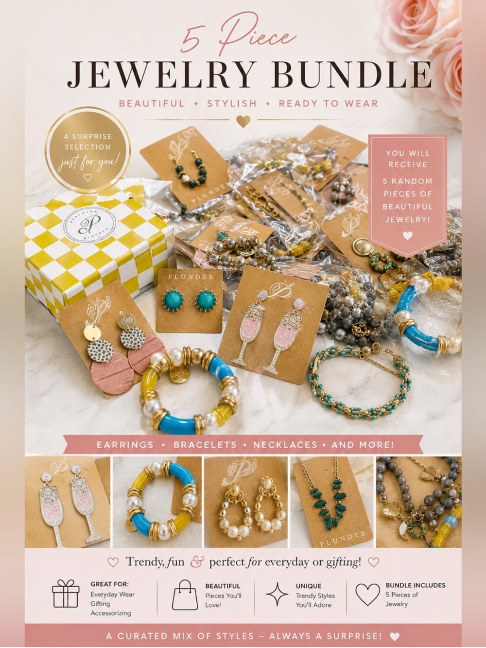 Plunder 5 Piece Jewelry Bundle